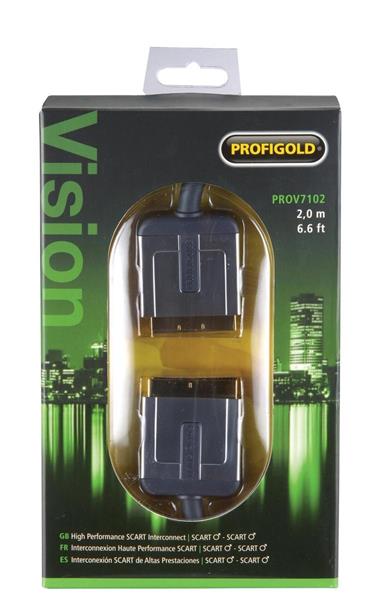 Grote foto profigold prov7102 high performance scart kabel 2 meter verzamelen overige verzamelingen