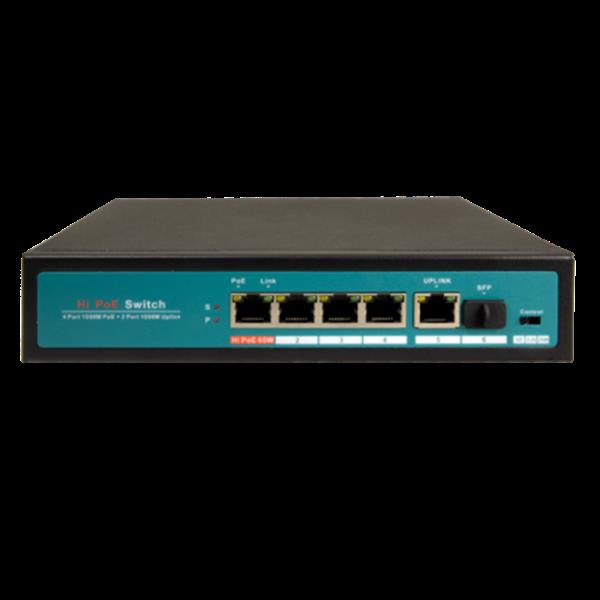 Grote foto poe switch 5 poorten sw0604 gf 60 hipoe doe het zelf en verbouw inbraaksystemen