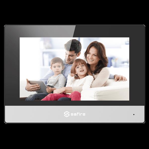 Grote foto sf vidisp01 7ip safire binnenscherm 7 inch tft sf vidisp01 7ip safire binnenscherm 7 inch audio tv en foto videobewakingsapparatuur