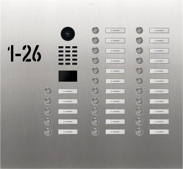 Grote foto doorbird ip intercom crb27v met 27 rvs drukknoppen audio tv en foto videobewakingsapparatuur