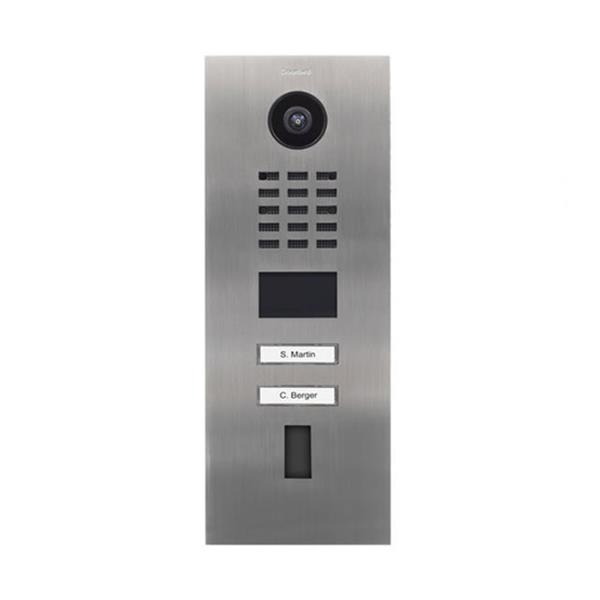 Grote foto doorbird intercom d2102fv rvs v2a doorbird intercom d2102fv rvs v2a audio tv en foto videobewakingsapparatuur