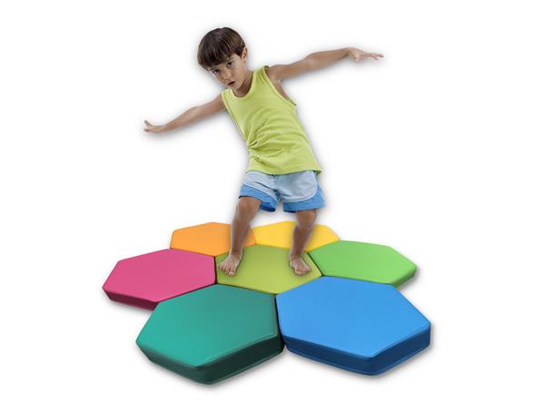 Grote foto foam poefset rainbow hexagon hexagon kinderen en baby overige