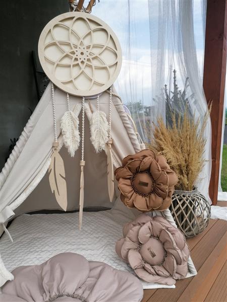 Grote foto houten wandlamp dreamcatcher dreamcatcher kinderen en baby complete kinderkamers