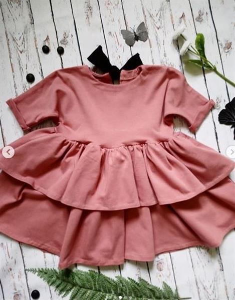 Grote foto zomerjurk deep rose summer 98 104 kinderen en baby overige