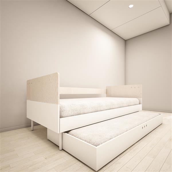 Grote foto bed river wood luck 90x200 bed river 90x200cm kinderen en baby complete kinderkamers