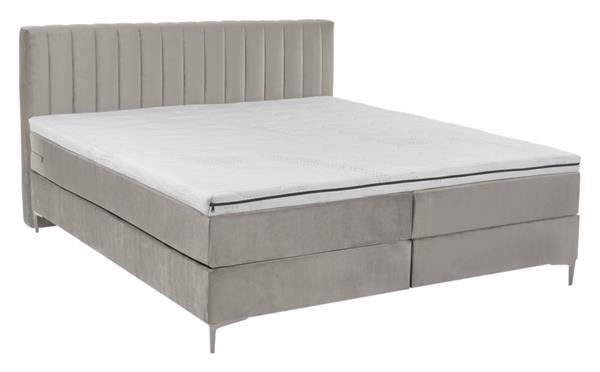 Grote foto boxspring cindy 160x200 cr me beige huis en inrichting bedden