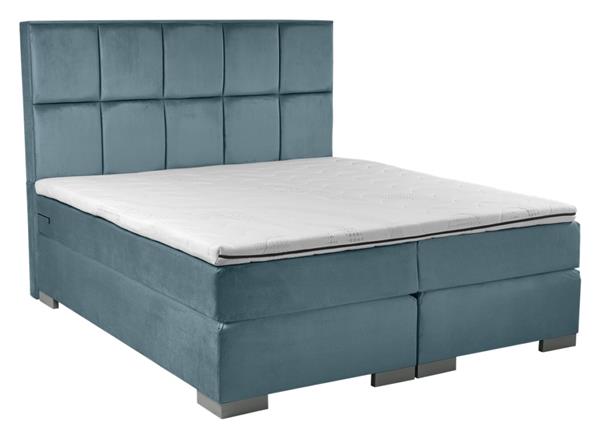 Grote foto boxspring rosanna 120x200 blauw huis en inrichting bedden