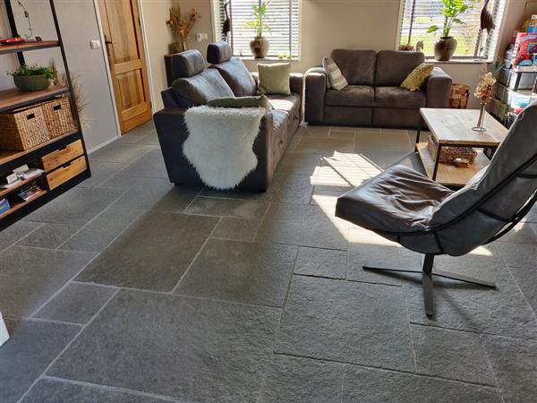 Grote foto landelijke vloer castle stone grey natural doe het zelf en verbouw tegels