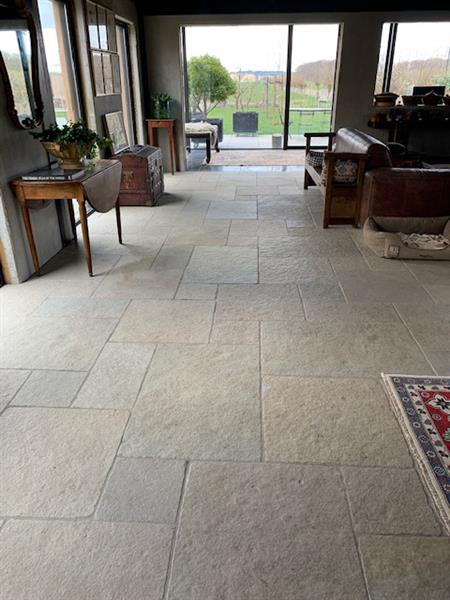 Grote foto landelijke vloer castle stone beige wildverband doe het zelf en verbouw tegels