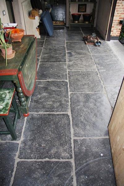 Grote foto bourgondische dallen castle stone black 60x90 cm doe het zelf en verbouw tegels