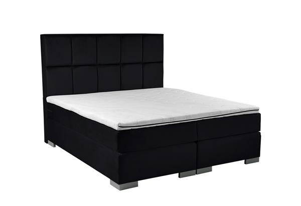 Grote foto boxspring nessa 180x210 zwart huis en inrichting bedden