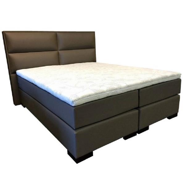 Grote foto boxspring bellona 200x210 zwart meubelstof huis en inrichting bedden