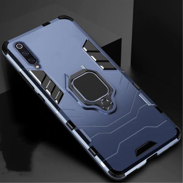 Grote foto samsung galaxy a60 hoesje met kickstand en magneet shockproof cover blauw telecommunicatie mobieltjes