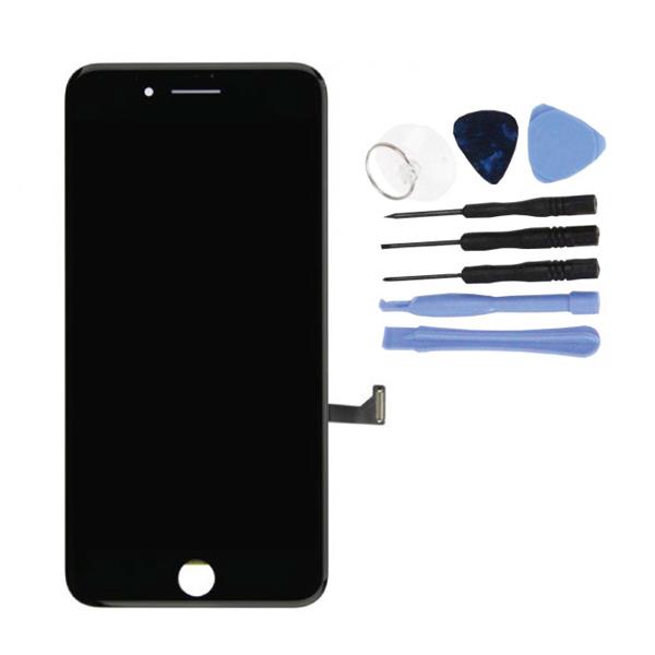 Grote foto iphone 7 plus scherm touchscreen lcd onderdelen aa kwaliteit zwart gereedschap telecommunicatie toebehoren en onderdelen
