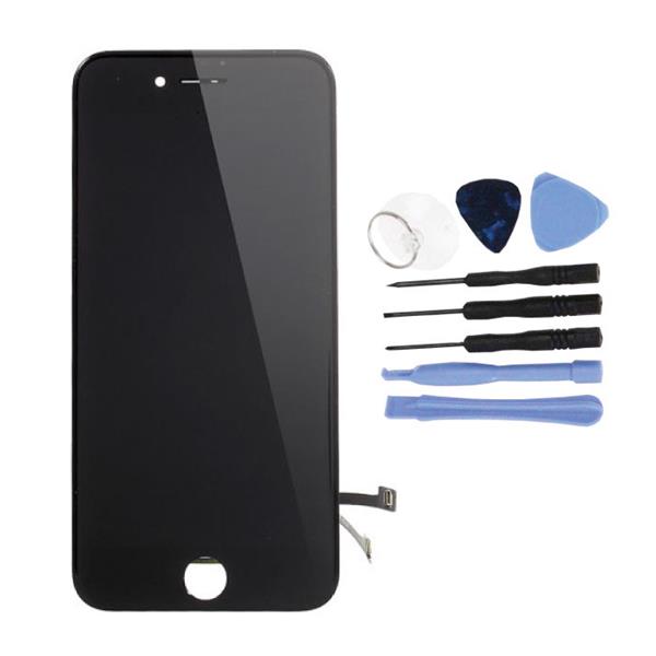 Grote foto iphone 7 scherm touchscreen lcd onderdelen aa kwaliteit zwart gereedschap telecommunicatie toebehoren en onderdelen