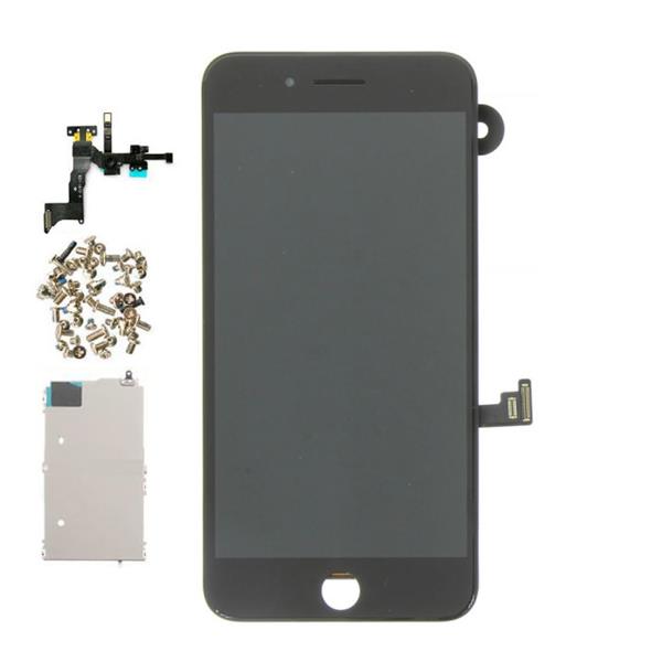 Grote foto iphone 8 plus voorgemonteerd scherm touchscreen lcd onderdelen a kwaliteit zwart telecommunicatie toebehoren en onderdelen