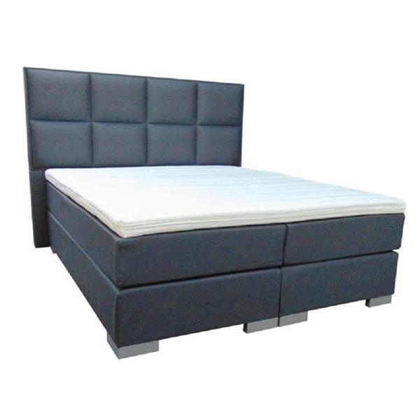 Grote foto boxspring taha deluxe 120x190 bruin huis en inrichting bedden