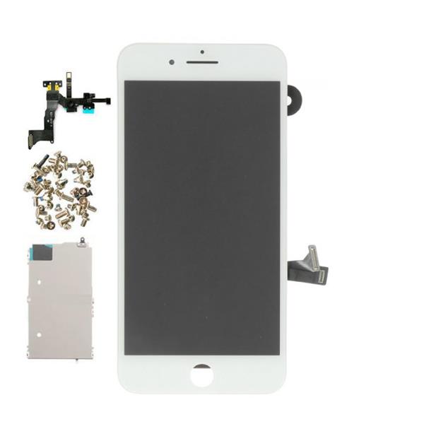 Grote foto iphone 8 plus voorgemonteerd scherm touchscreen lcd onderdelen a kwaliteit wit telecommunicatie toebehoren en onderdelen