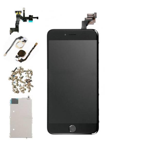 Grote foto iphone 6s plus voorgemonteerd scherm touchscreen lcd onderdelen aaa kwaliteit zwart telecommunicatie toebehoren en onderdelen