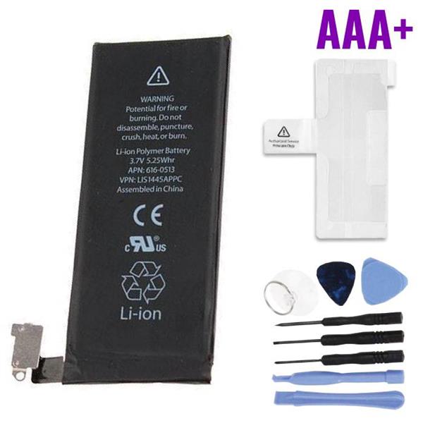 Grote foto iphone 4s batterij reparatieset gereedschap adhesive sticker aaa kwaliteit telecommunicatie toebehoren en onderdelen