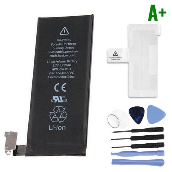 Grote foto iphone 4s batterij reparatieset gereedschap adhesive sticker a kwaliteit telecommunicatie toebehoren en onderdelen