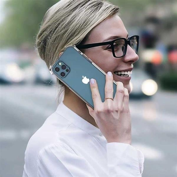 Grote foto iphone 15 pro max transparant bumper hoesje flexibel silicoon case cover hydrogel helder telecommunicatie mobieltjes