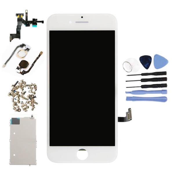 Grote foto iphone 7 voorgemonteerd scherm touchscreen lcd onderdelen aaa kwaliteit wit gereedschap telecommunicatie toebehoren en onderdelen