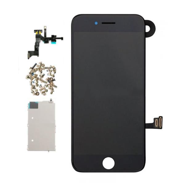 Grote foto iphone 7 voorgemonteerd scherm touchscreen lcd onderdelen aaa kwaliteit zwart gereedschap telecommunicatie toebehoren en onderdelen