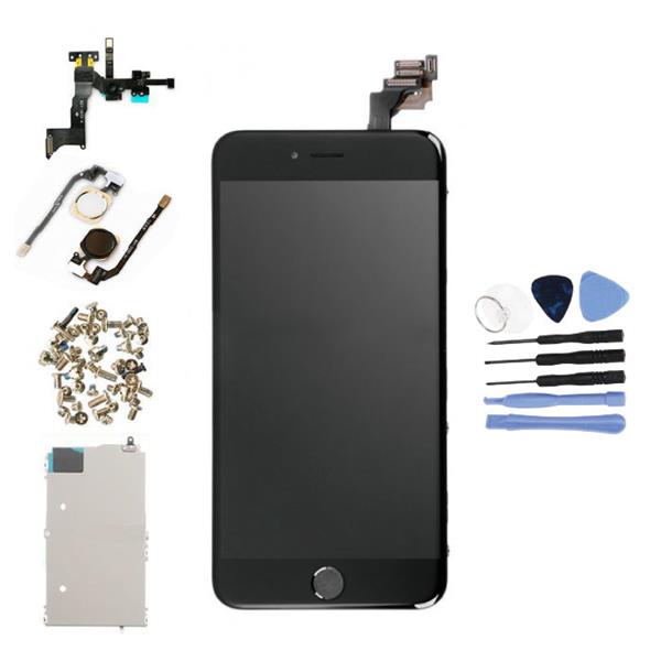 Grote foto iphone 6 plus voorgemonteerd scherm touchscreen lcd onderdelen aaa kwaliteit zwart gereed telecommunicatie toebehoren en onderdelen
