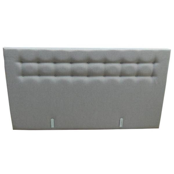 Grote foto knopen hoofdbord gecapitonneerd 160 cm zwart pu skin leder huis en inrichting bedden