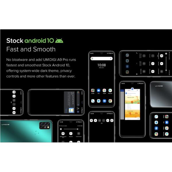 Grote foto a9s pro smartphone onyx black unlocked sim free 8 gb ram 128 gb opslag 48mp quad camera 41 telecommunicatie mobieltjes