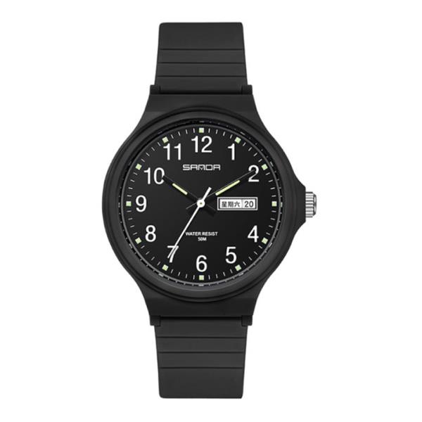 Grote foto minimalist horloge voor dames waterdicht glow in the dark uurwerk zwart goud kleding dames horloges