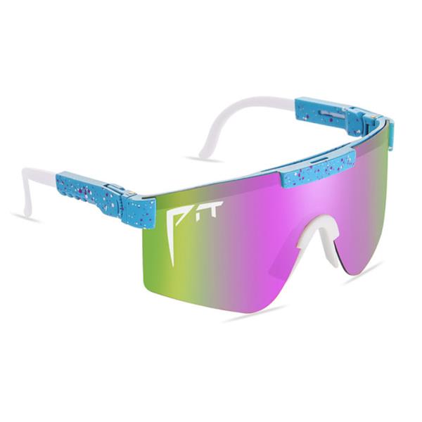 Grote foto gepolariseerde zonnebril fiets ski sport bril shades uv400 blauw roze groen kleding dames sieraden
