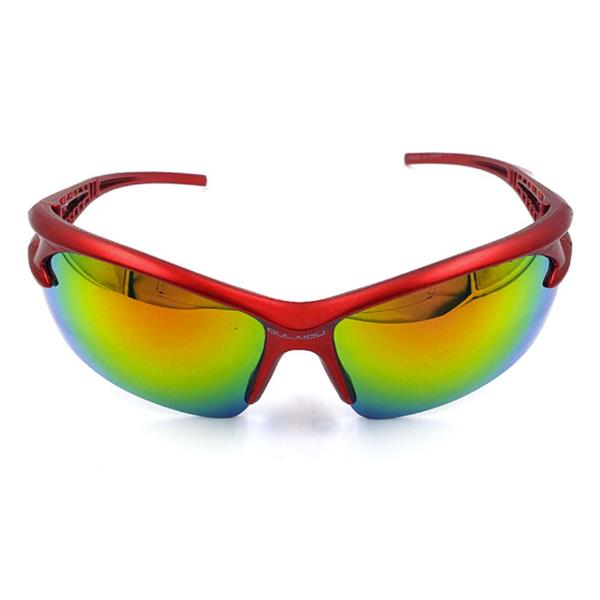 Grote foto gepolariseerde ski zonnebril sport skibril shades rood kleding dames sieraden