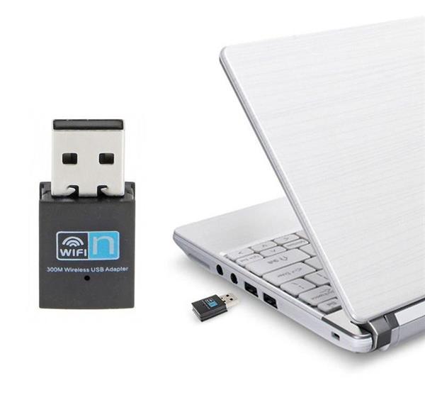 Grote foto wifi mini usb dongle adapter ontvanger 300mbps netwerk cd computers en software overige computers en software