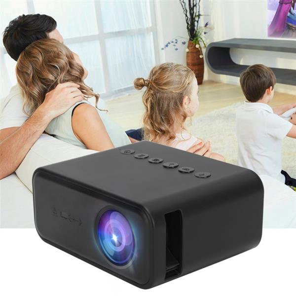 Grote foto mini beamer projector full hd led hdmi vga usb sd 1080p zwart audio tv en foto videoprojectoren