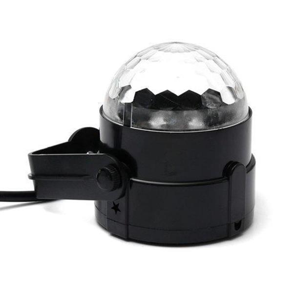 Grote foto crystal magic ball disco lamp rgb led discobol discolamp 180 graden huis en inrichting overige