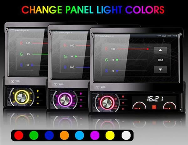 Grote foto klapscherm carplay 1 din autoradio navigatie wifi android 13 camera auto onderdelen navigatie systemen en cd