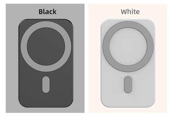Grote foto draadloze oplader lader magneet auto houder draadloos zwart telecommunicatie opladers en autoladers