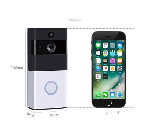 Grote foto wifi deurbel intercom video camera deur bel ring eufy zilver zwart doe het zelf en verbouw inbraaksystemen