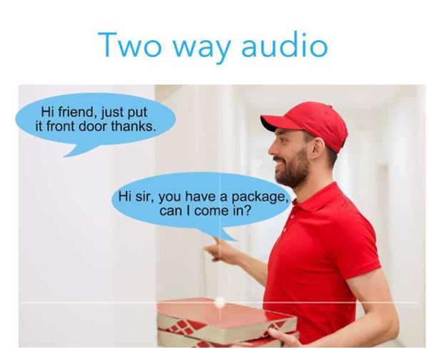 Grote foto wifi deurbel intercom video camera deur bel eufy ring chime app huis en inrichting woningdecoratie