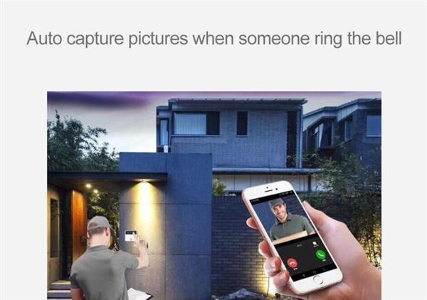 Grote foto wifi deurbel intercom video camera deur bel eufy ring chime app huis en inrichting woningdecoratie