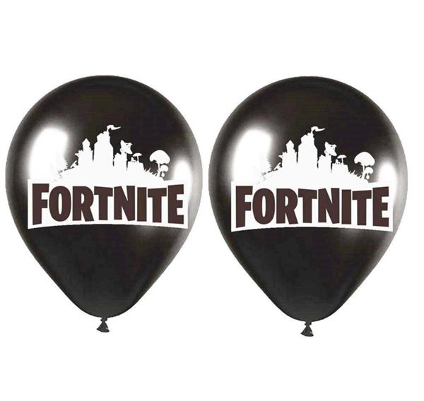 Grote foto ballonnen ballon fortnite 10 stuks 5x zwart 5x grijs kinderen en baby overige