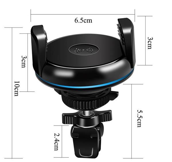 Grote foto telefoonhouder auto ventilatie rooster 360 draaibaar oplader telecommunicatie opladers en autoladers