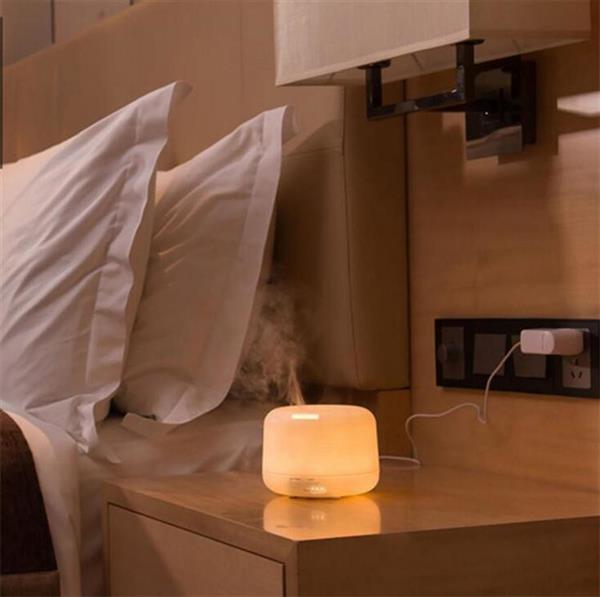 Grote foto luchtbevochtiger lucht bevochtiger aroma diffuser nachtlamp 300ml witgoed en apparatuur ventilatoren en airco