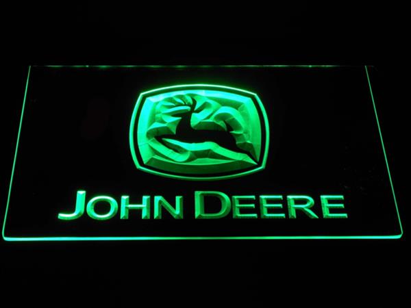 Grote foto john deere neon bord lamp led cafe verlichting reclame lichtbak 1 huis en inrichting overige