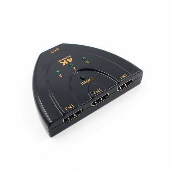 Grote foto 4k hdmi splitter verdeler 3 poorten 3x ingang switch hub audio tv en foto onderdelen en accessoires