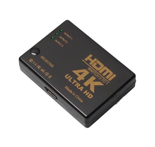 Grote foto 4k hdmi splitter verdeler 3x ingang switch hub afstandsbediening audio tv en foto onderdelen en accessoires