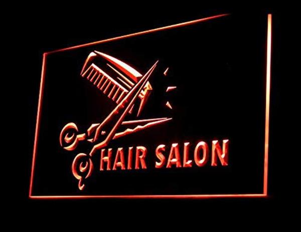 Grote foto hair salon kapper neon bord lamp led verlichting reclame lichtbak huis en inrichting overige