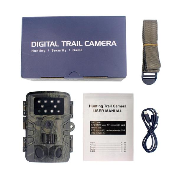 Grote foto wildlife camera buiten wildcamera 2.7k 20mp fullhd waterdicht audio tv en foto algemeen